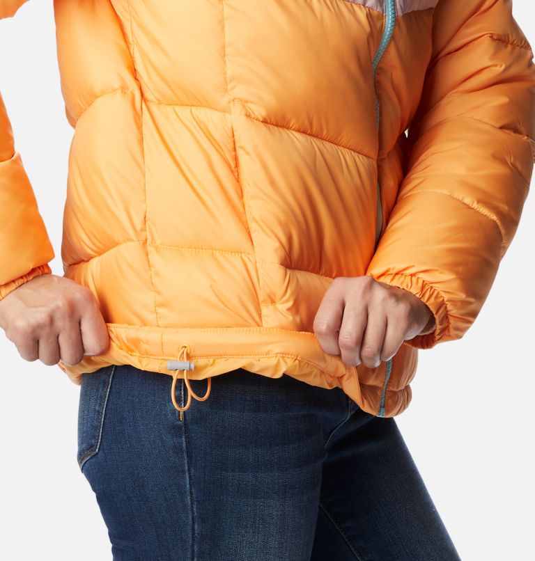 Puffect Color Blocked Jacket | 869 | S, Color: Sunset Peach, Dusty Pink, Aqua Haze, image 6