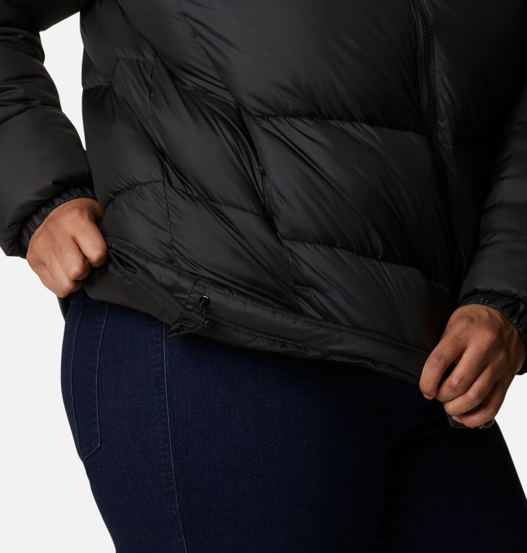 Women's Puffect Color Blocked Jacket - Plus Size, Color: Black, White, City Grey, image 6