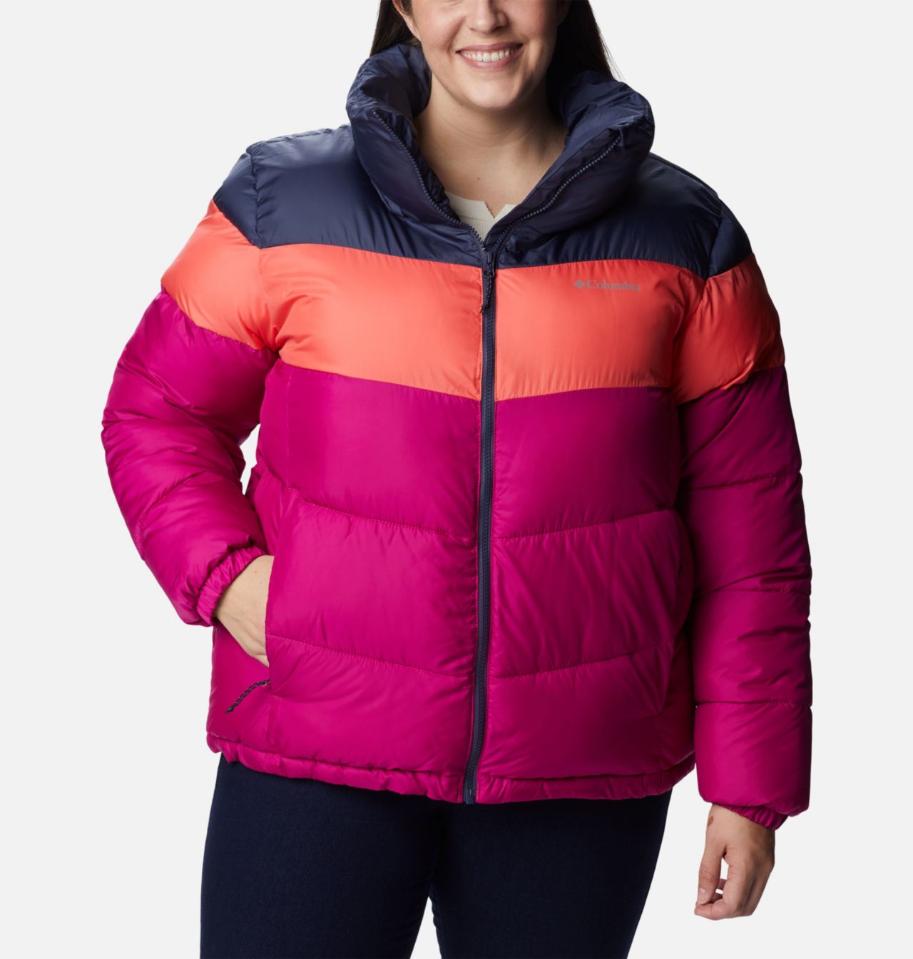Women's Puffect™ Color Blocked Jacket - Plus Size 1