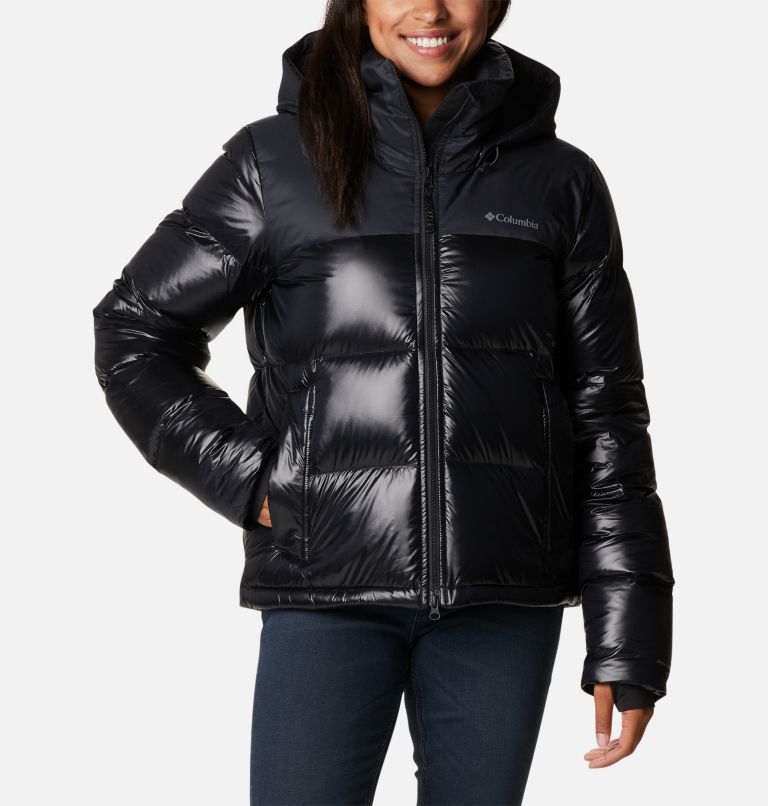 Columbia Omni-Shield Black Jacket Coat Women's Small Puffer