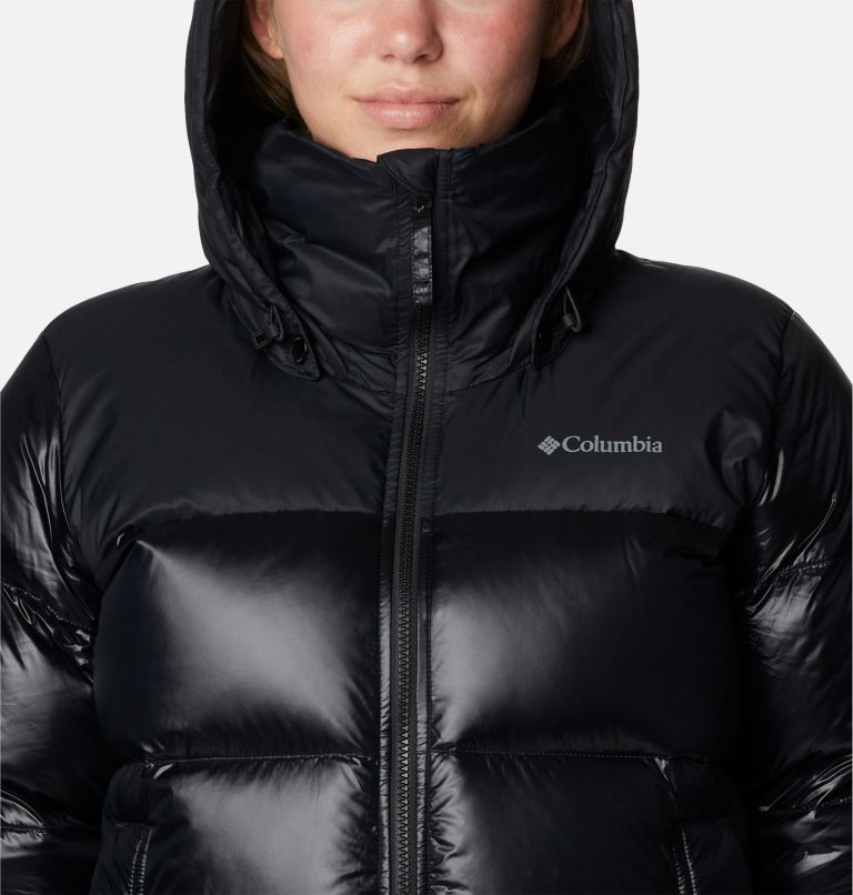 Thumbnail: Women's Bulo Point Insulated Hooded Puffer Jacket, Color: Black, image 4