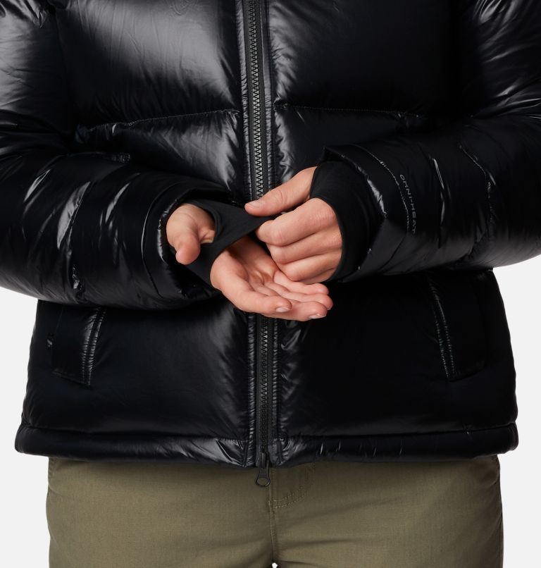 Thumbnail: Women's Bulo Point Insulated Hooded Puffer Jacket, Color: Black, image 9