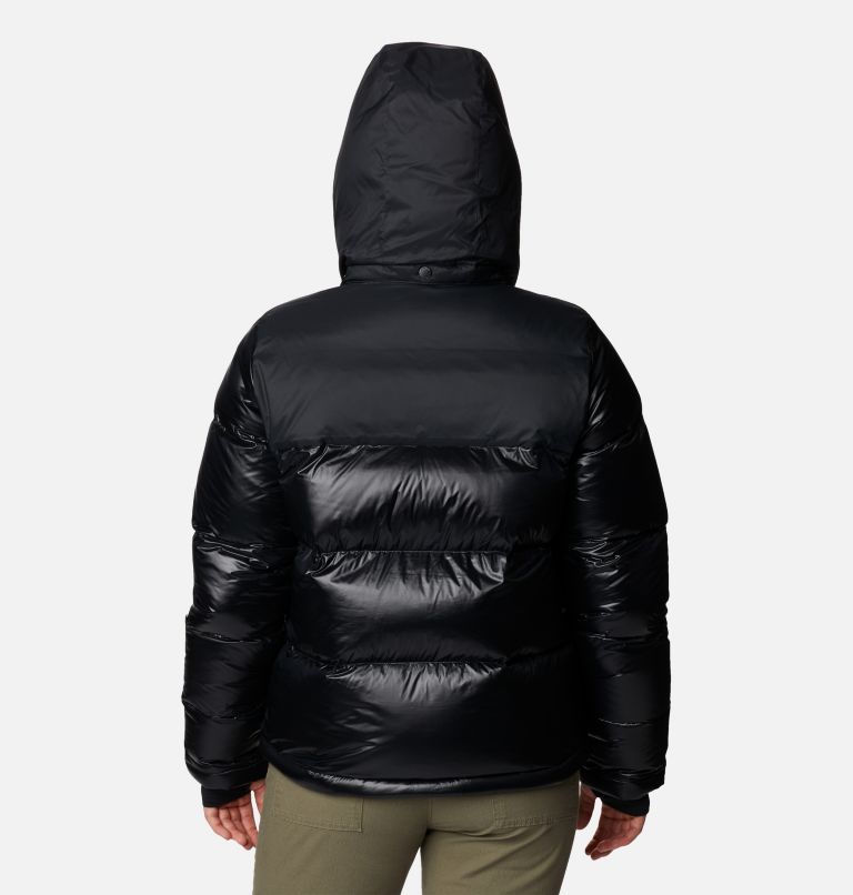 Thumbnail: Women's Bulo Point Insulated Hooded Puffer Jacket, Color: Black, image 2