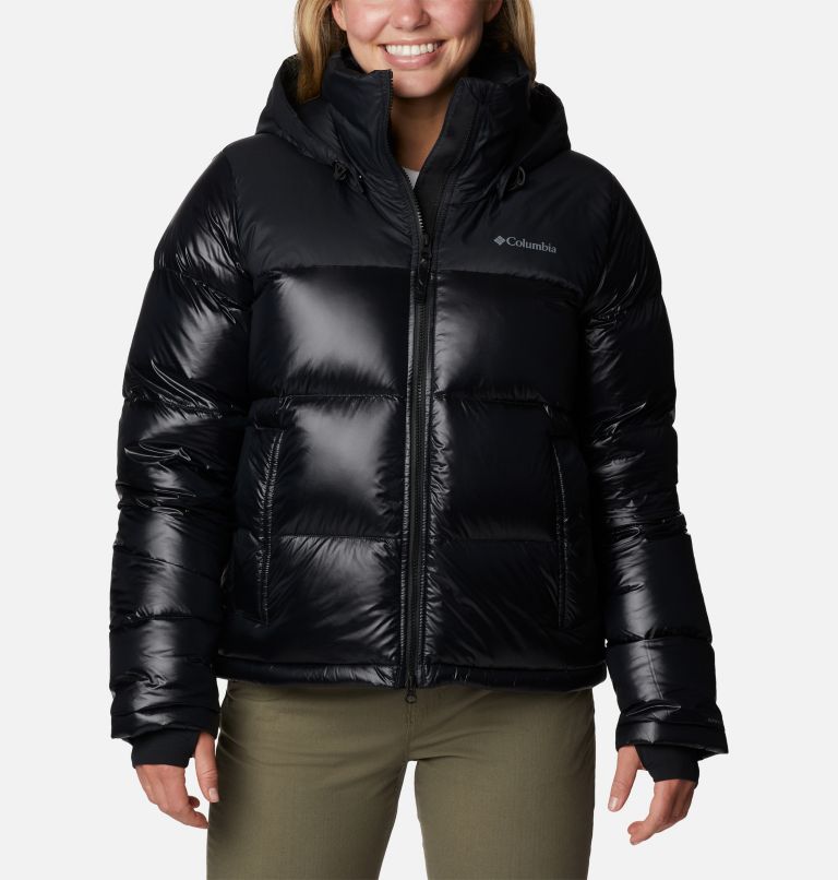 Women's Bulo Point Insulated Hooded Puffer Jacket, Color: Black, image 1