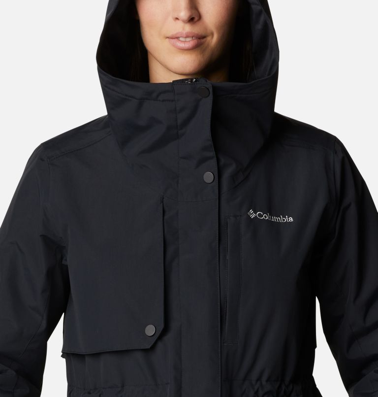 Women's Hadley Trail Rain Jacket, Color: Black, image 4