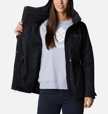 columbia black womens coat