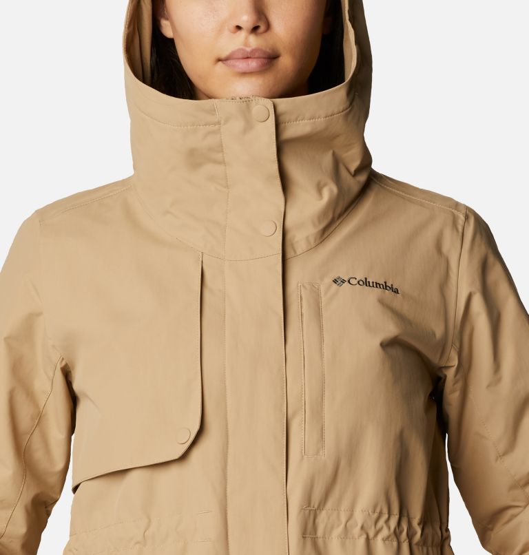 Women's Hadley Trail Rain Jacket, Color: Beach, image 4