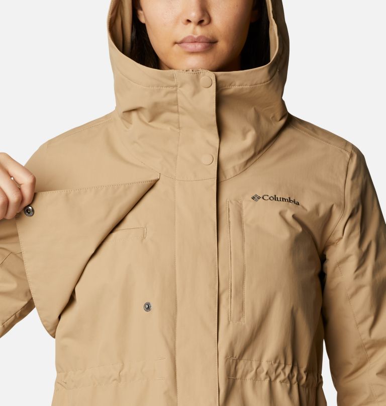 Women's Hadley Trail Rain Jacket, Color: Beach, image 6