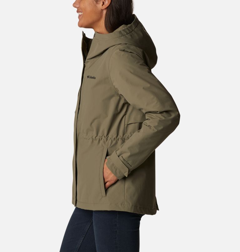 Thumbnail: Women's Hadley Trail Jacket, Color: Stone Green, image 3