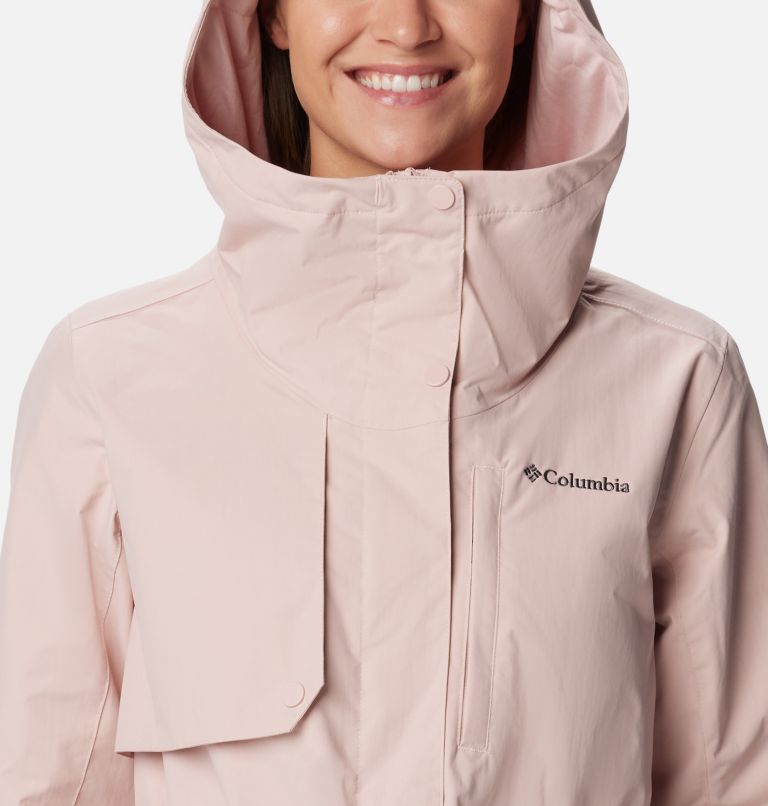 Women's Hadley Trail Rain Jacket, Color: Dusty Pink, image 4