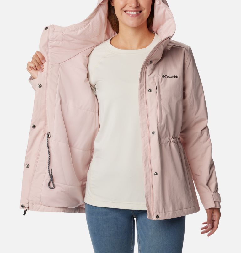 Women's Hadley Trail Rain Jacket, Color: Dusty Pink, image 5