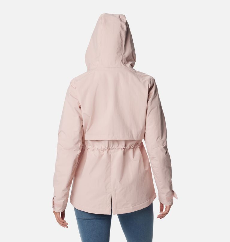 Women's Hadley Trail Rain Jacket, Color: Dusty Pink, image 2