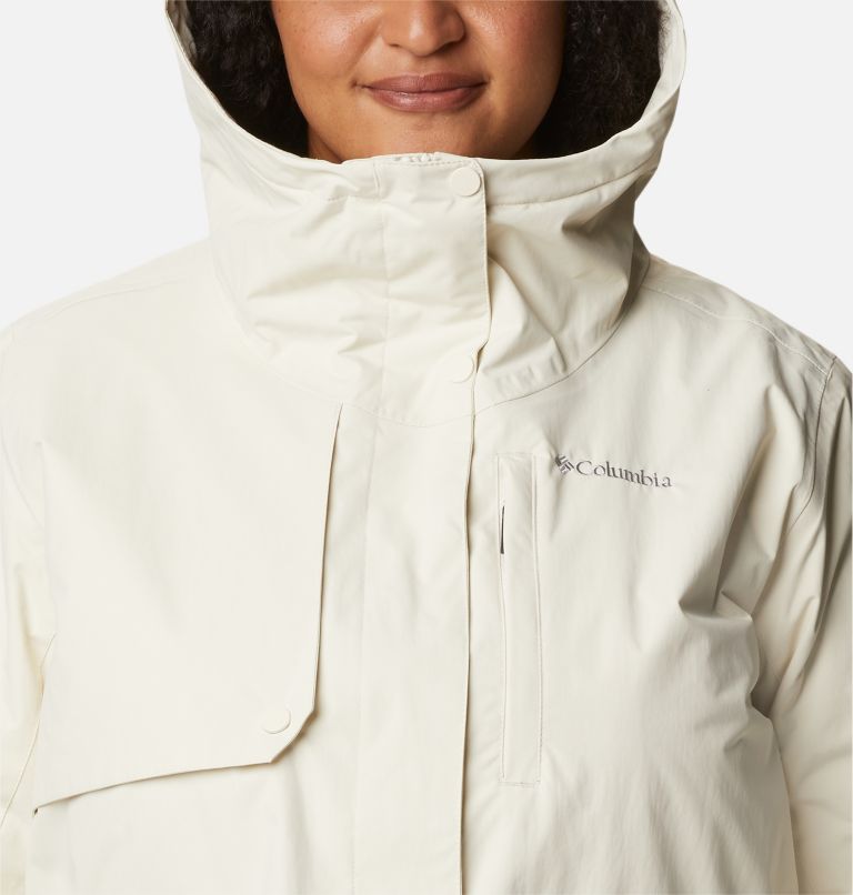 Thumbnail: Women's Hadley Trail Jacket - Plus Size, Color: Chalk, image 4
