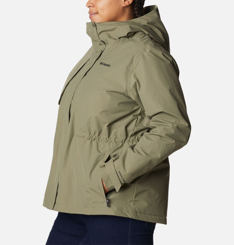 Women's Hadley Trail Jacket - Plus Size, Color: Stone Green, image 3