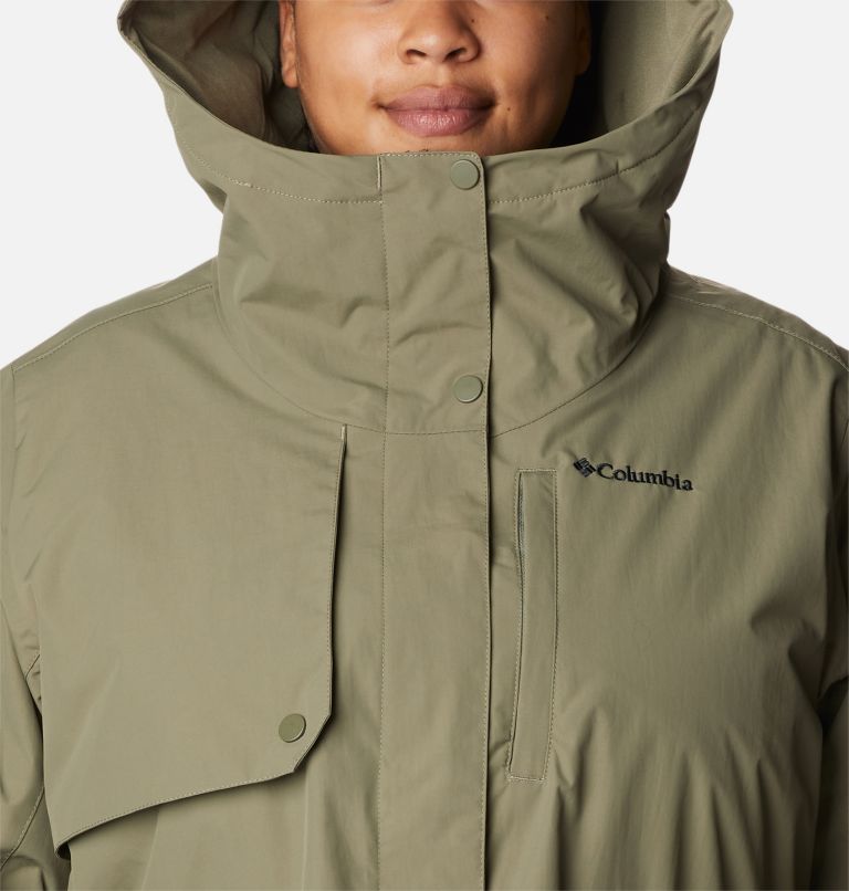 Women's Hadley Trail Jacket - Plus Size, Color: Stone Green, image 4