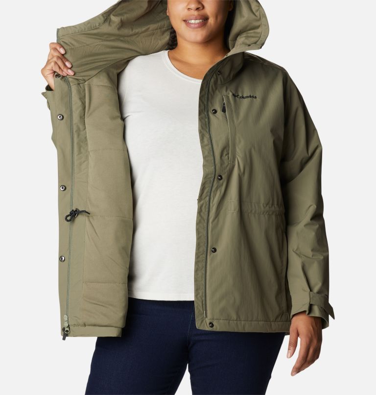 Manteau Hadley Trail pour femme - Grandes tailles, Color: Stone Green, image 5