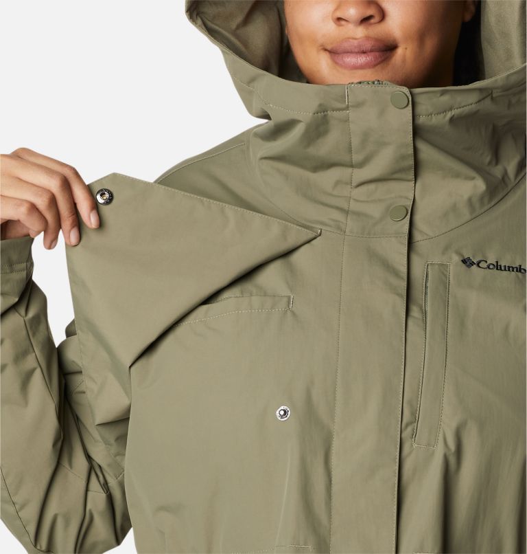 Thumbnail: Women's Hadley Trail Jacket - Plus Size, Color: Stone Green, image 7