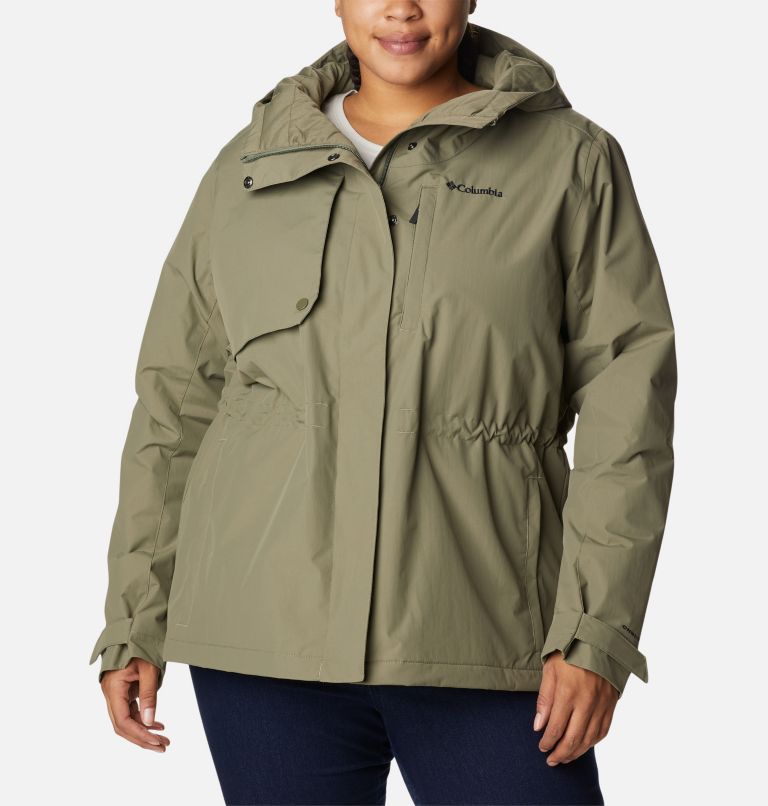 Manteau Hadley Trail pour femme - Grandes tailles, Color: Stone Green, image 1