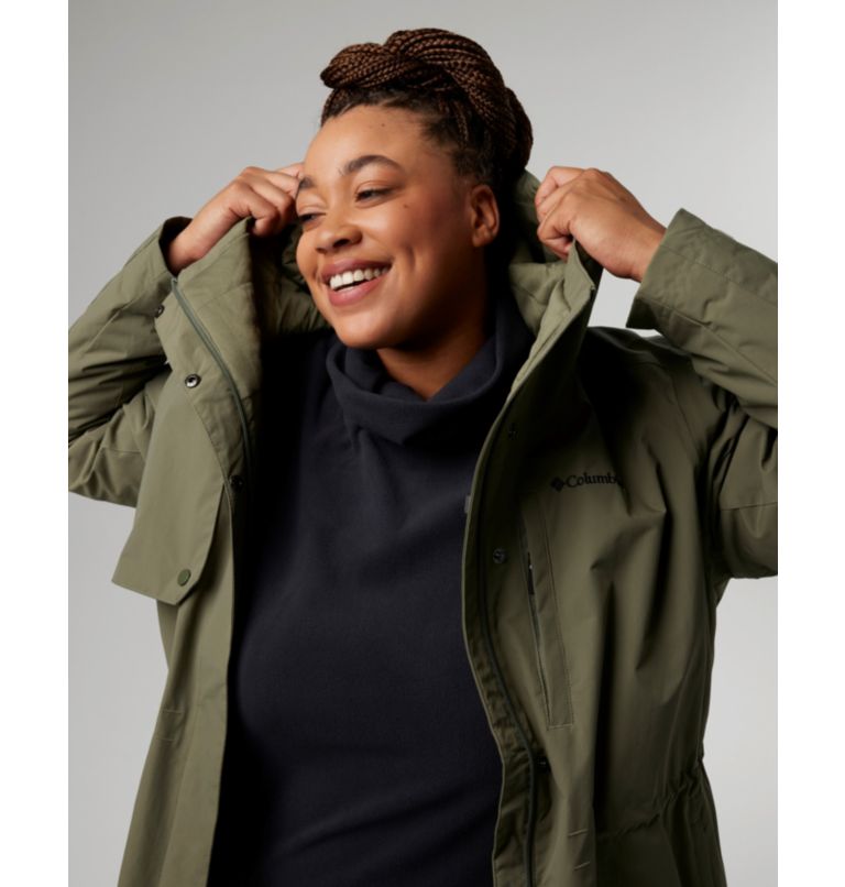 Manteau Hadley Trail pour femme - Grandes tailles, Color: Stone Green, image 9