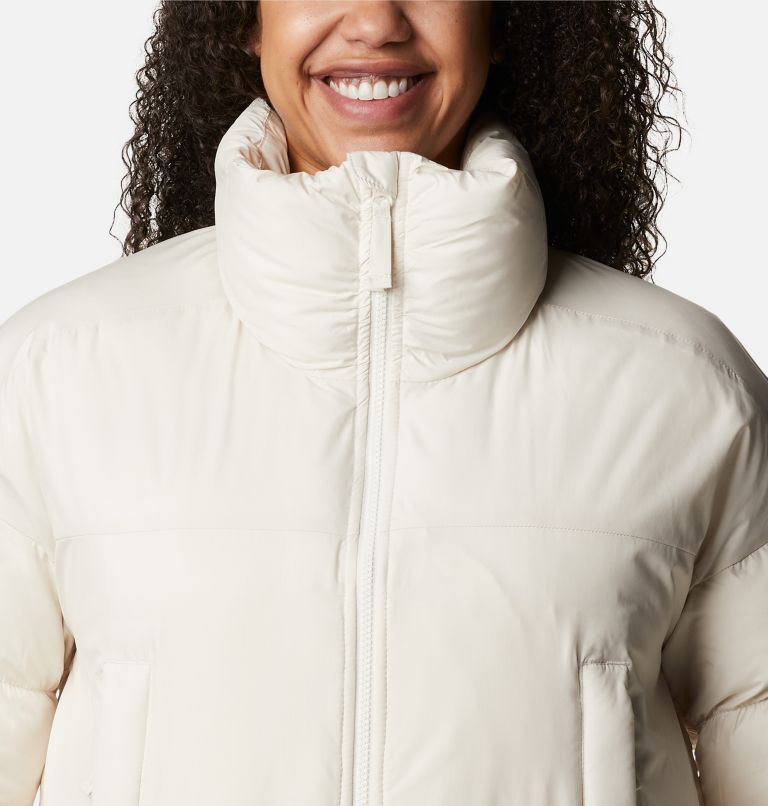 Women's Pike Lake Insulated Cropped Puffer Jacket, Color: Chalk, image 4