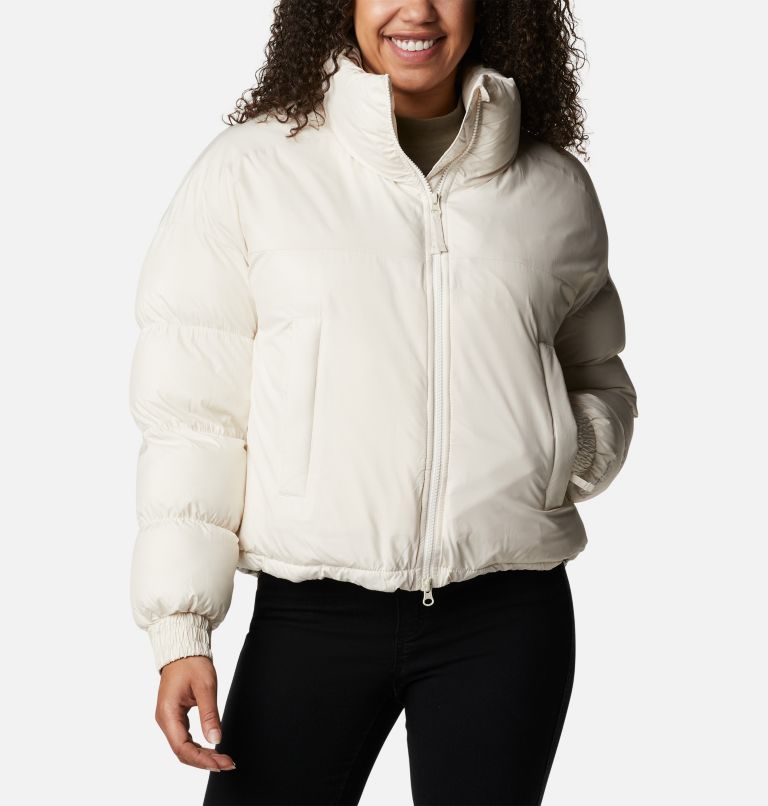 Women's Pike Lake Insulated Cropped Puffer Jacket, Color: Chalk, image 1