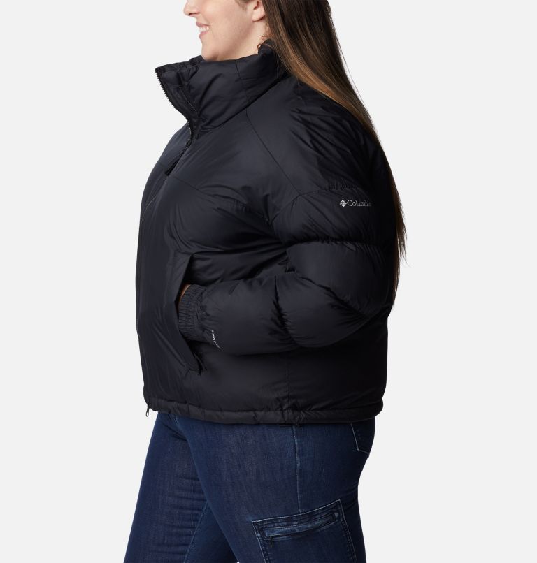 Women's Pike Lake Cropped Jacket - Plus Size, Color: Black, image 3