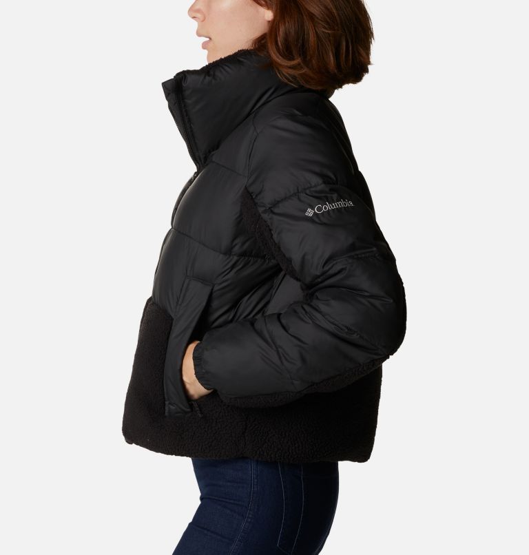 Manteau hybride en Sherpa Leadbetter Point pour femme, Color: Black, image 3