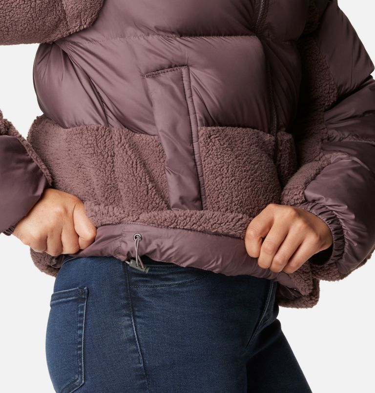 Thumbnail: Women's Leadbetter Point Sherpa Hybrid Jacket, Color: Basalt, image 6