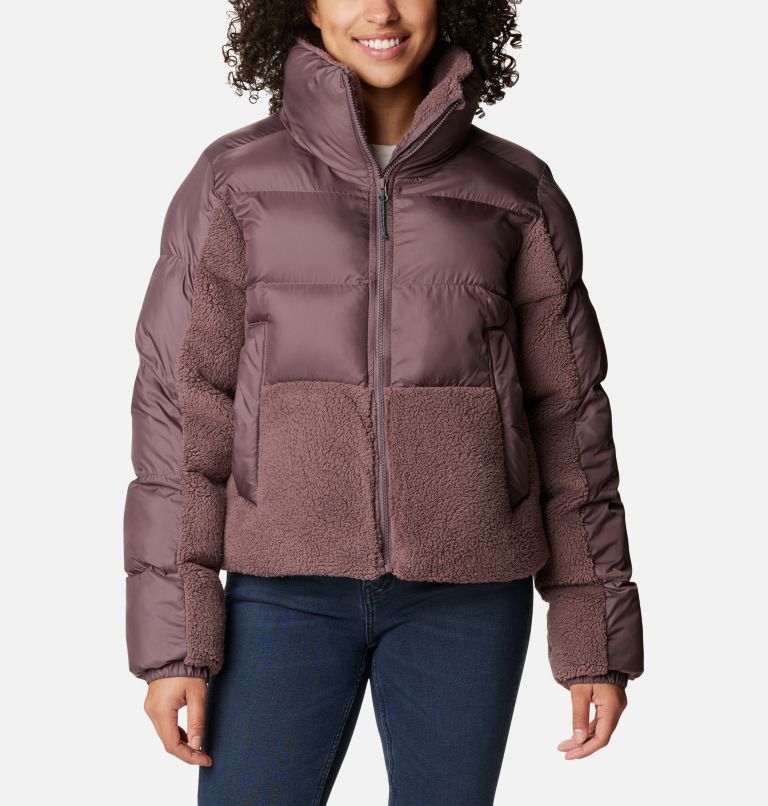 Women's Leadbetter Point Sherpa Hybrid Jacket, Color: Basalt, image 1