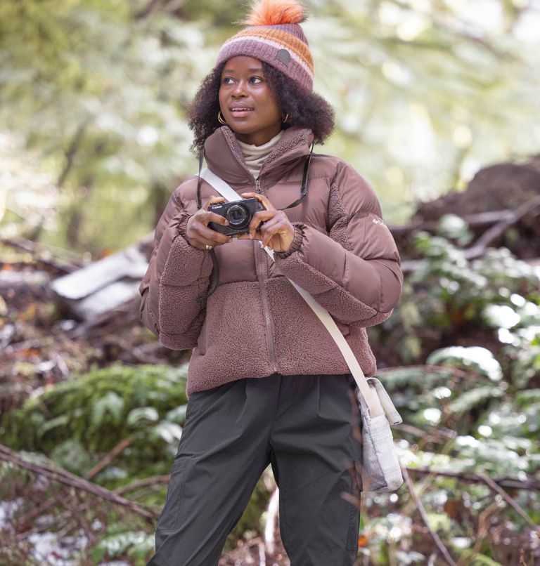 Thumbnail: Women's Leadbetter Point Sherpa Hybrid Jacket, Color: Basalt, image 8