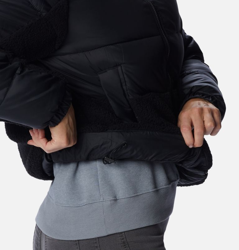 Leadbetter Point Sherpa Hybrid Puffer Jacke für Frauen, Color: Black, image 6