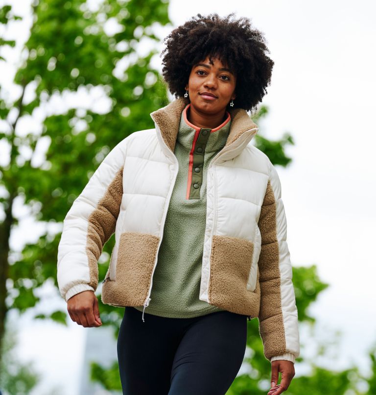 Half puffer store jacket women's