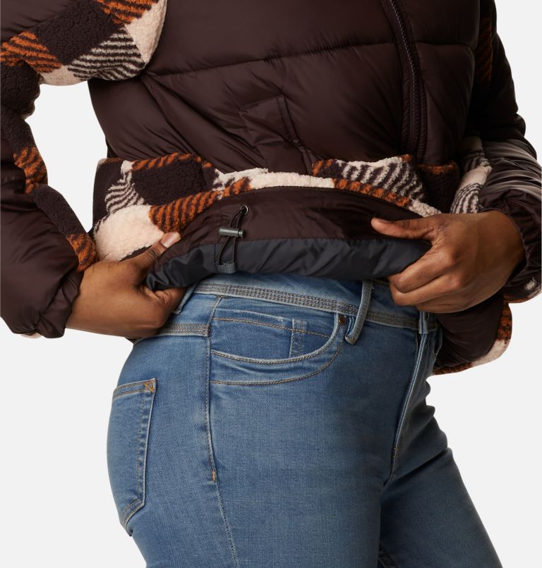 Leadbetter Point Sherpa Hybrid | 203 | XS, Color: New Cinder, Warm Copper Check Multi, image 7