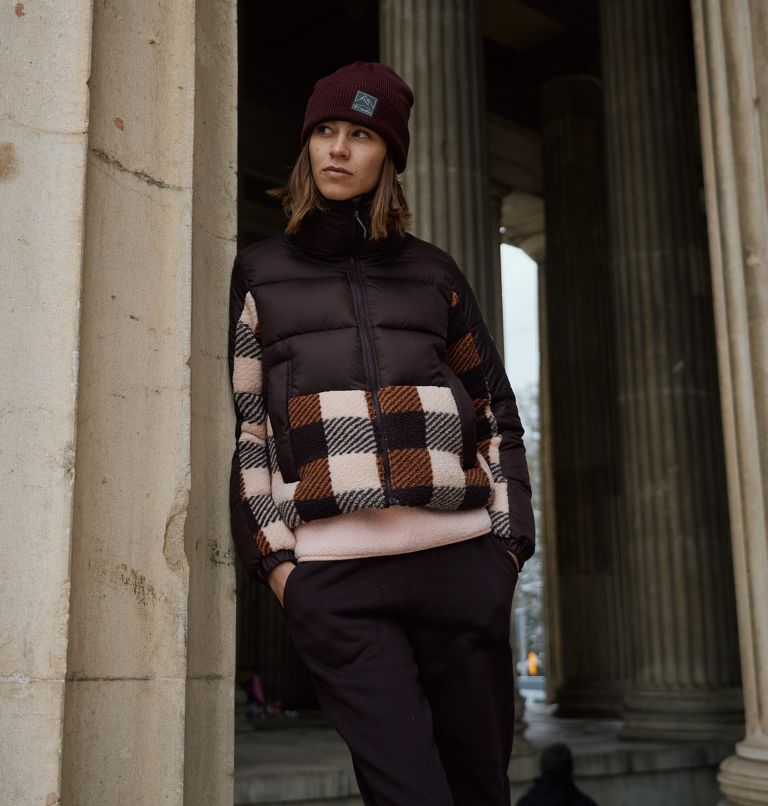 Leadbetter Point Sherpa Hybrid | 203 | XS, Color: New Cinder, Warm Copper Check Multi, image 9