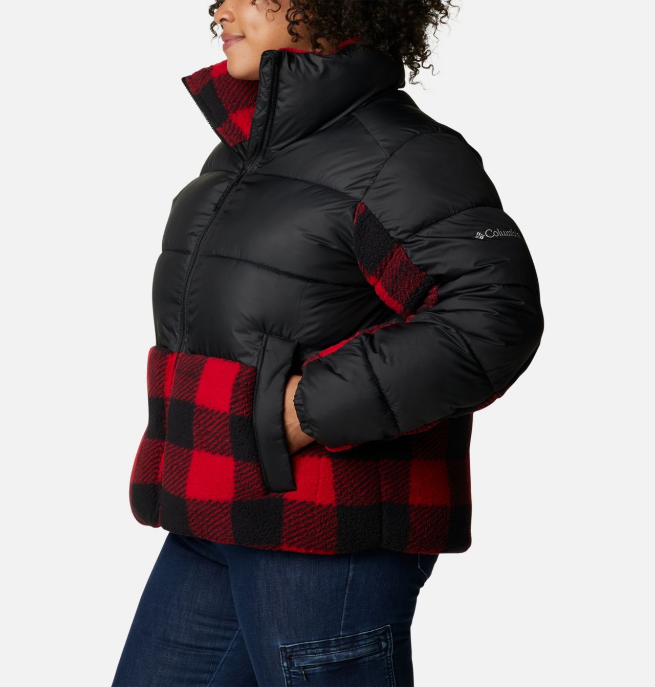 Women's Leadbetter Point™ Sherpa Hybrid Jacket - Plus Size 3