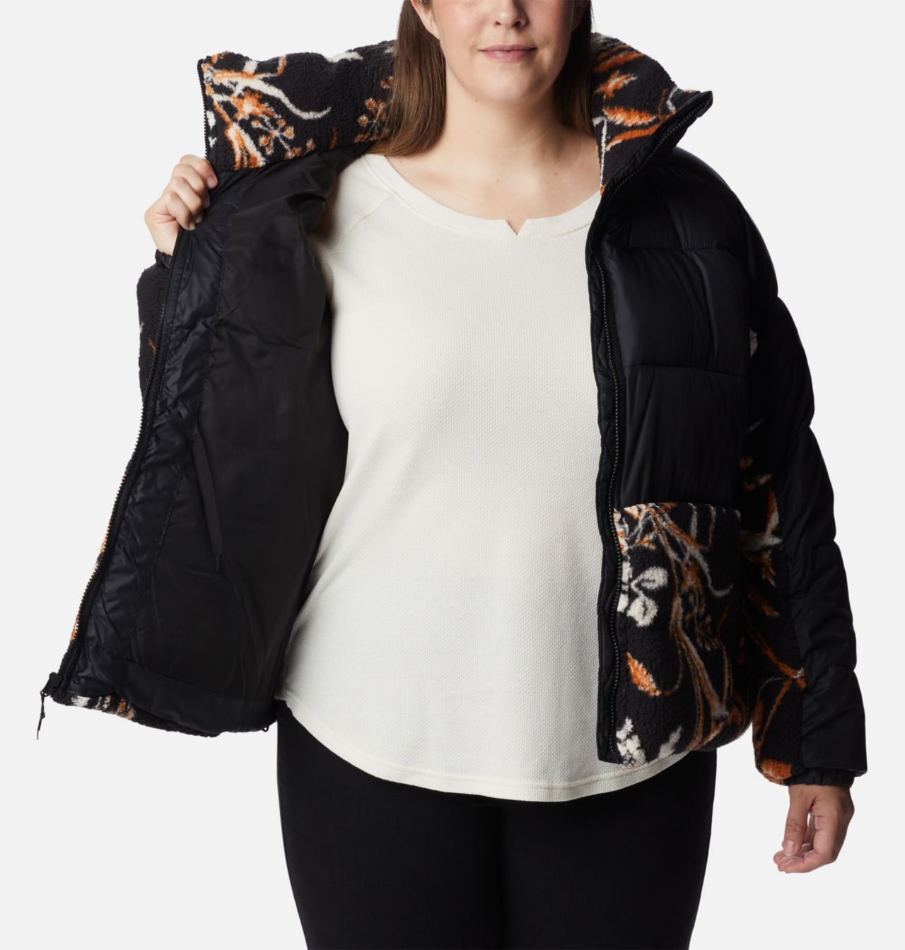 Women's Leadbetter Point™ Sherpa Hybrid Jacket - Plus Size 5