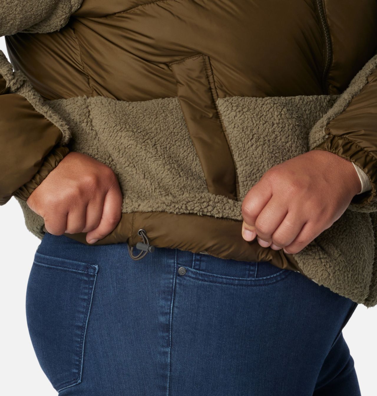 Women's Leadbetter Point™ Sherpa Hybrid Jacket - Plus Size 6