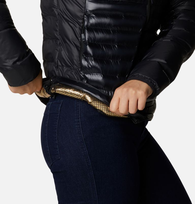 Women's Labyrinth Loop Insulated Hooded Jacket, Color: Black, image 6