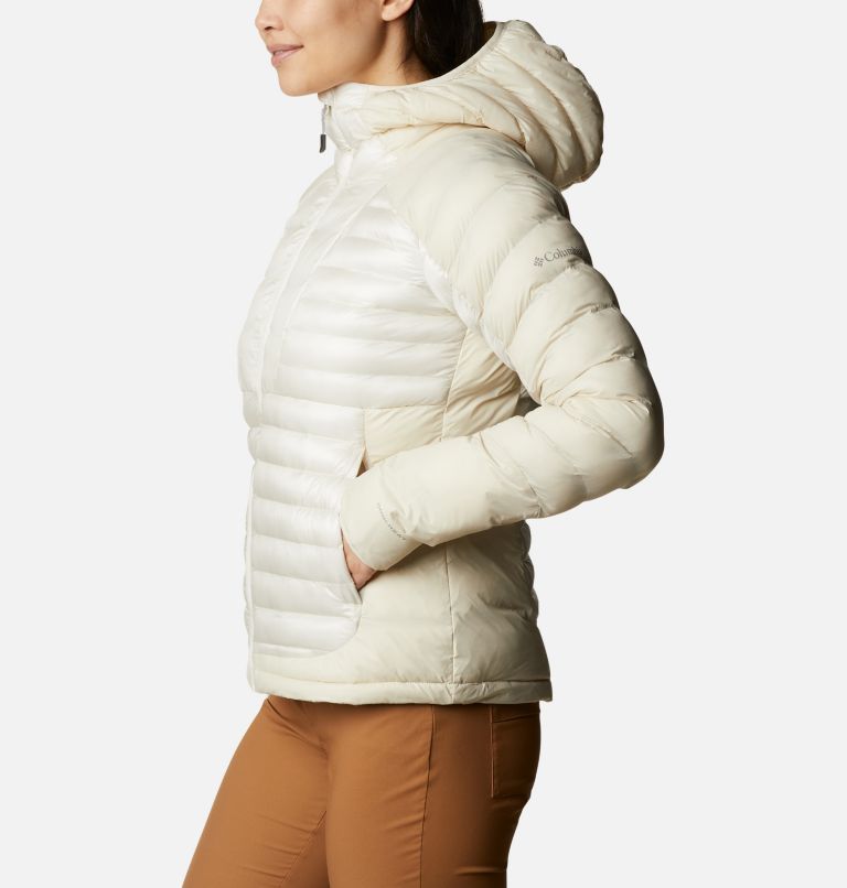 Thumbnail: Manteau à capuchon Labyrinth Loop pour femme, Color: Chalk, image 3