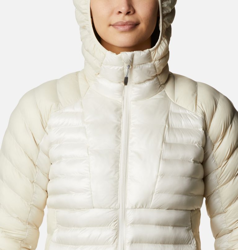 Women's Labyrinth Loop Omni-Heat Infinity Insulated Hooded Jacket, Color: Chalk, image 4