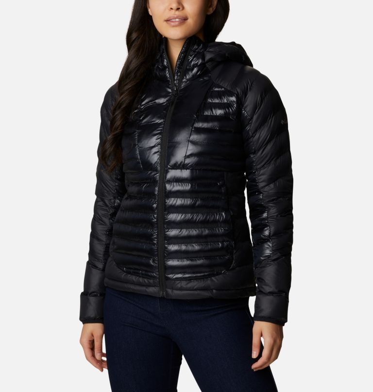 Thumbnail: Women's Labyrinth Loop Insulated Hooded Jacket, Color: Black, image 1