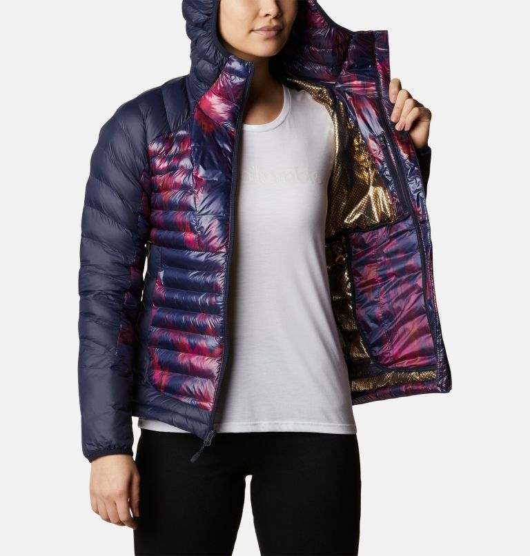 Labyrinth Loop Hooded Jacket | 473 | XS, Color: Dark Nocturnal Folk Blur, Dark Nocturnal, image 5