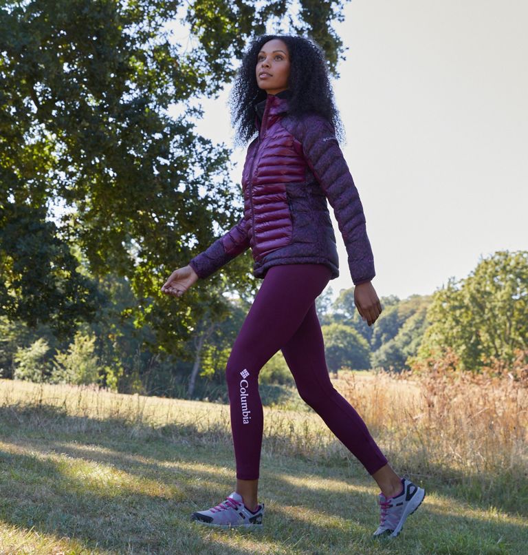 Labyrinth Loop Hooded Jacket | 616 | XS, Color: Marionberry, Marionberry Terrain Print, image 10