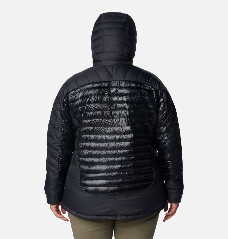 Thumbnail: Women's Labyrinth Loop Hooded Jacket - Plus Size, Color: Black, image 2