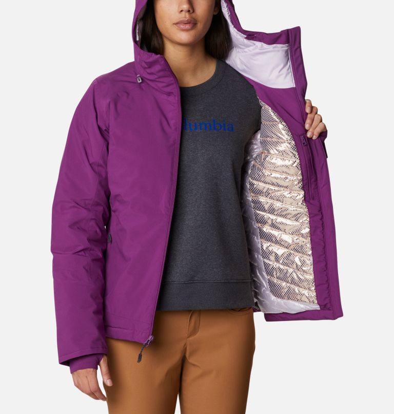 Women's Windgates II Insulated Jacket, Color: Plum, Pale Lilac, image 5