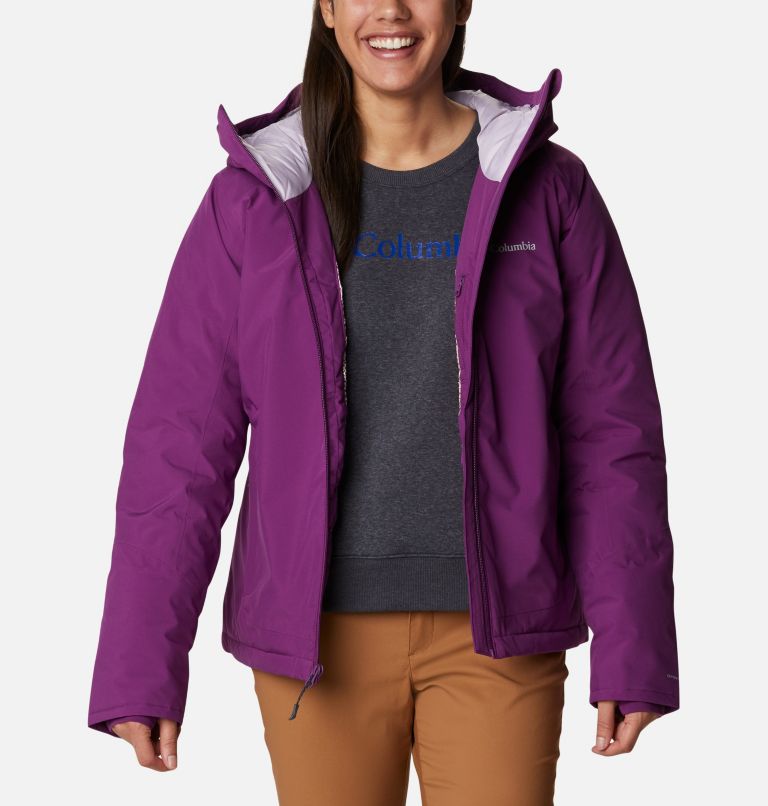 Women's Windgates II Insulated Jacket, Color: Plum, Pale Lilac, image 9