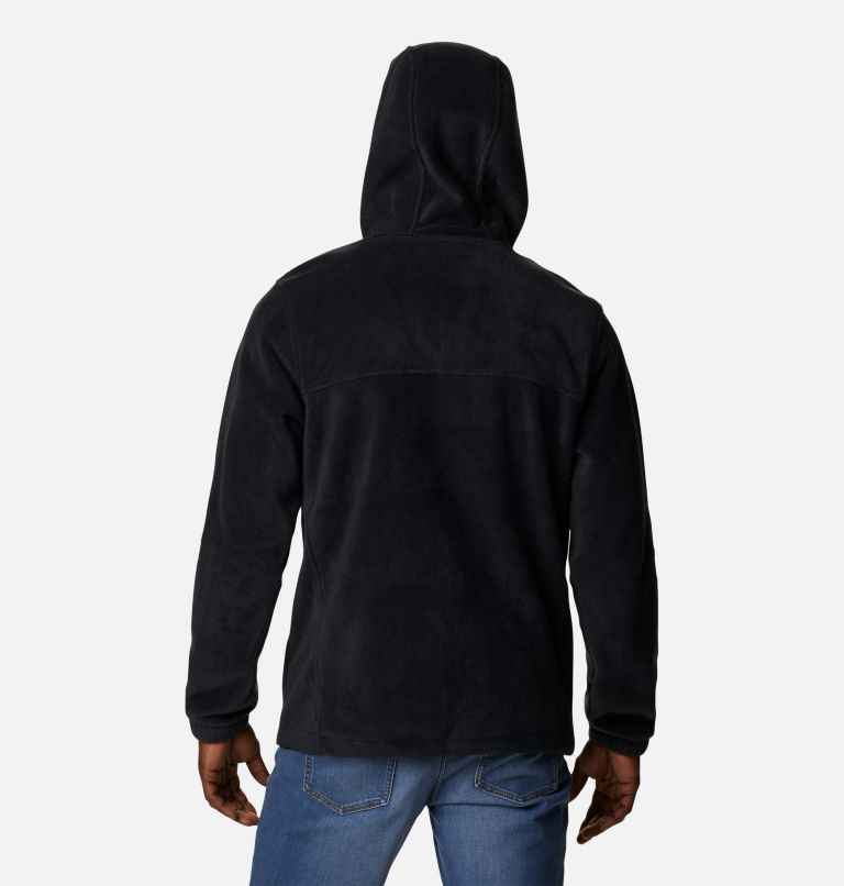 Men's Steens Mountain Full Zip Fleece Hoodie - Tall, Color: Black, image 2