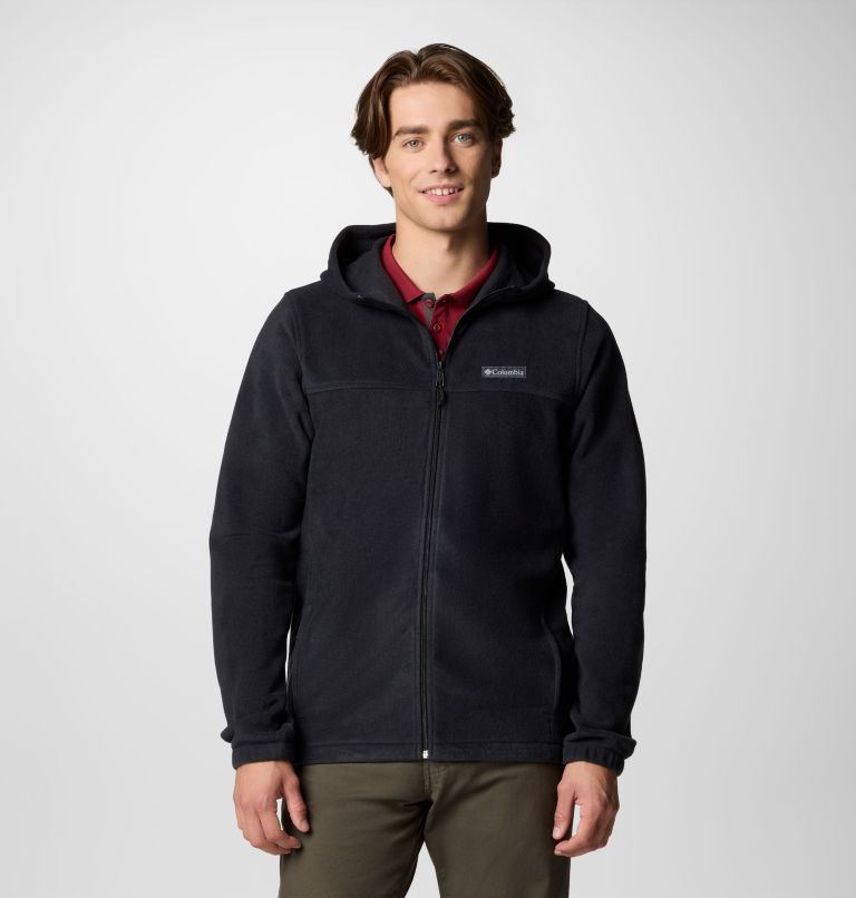 Mens fleece hoodie full zip sale