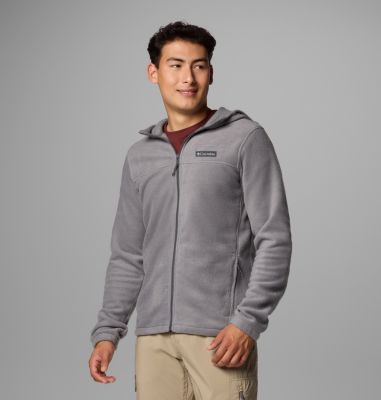 Men's Steens Mountain Full Zip Fleece Hoodie, Color: City Grey, image 24