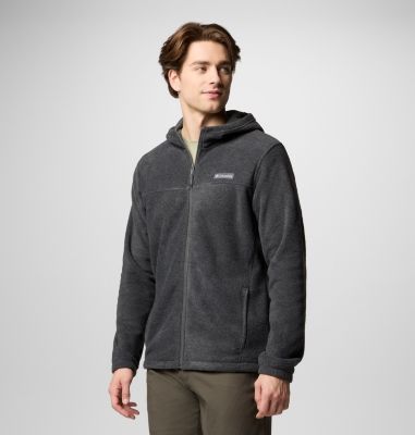 Men's Steens Mountain Full Zip Fleece Hoodie, Color: Charcoal Heather, image 16